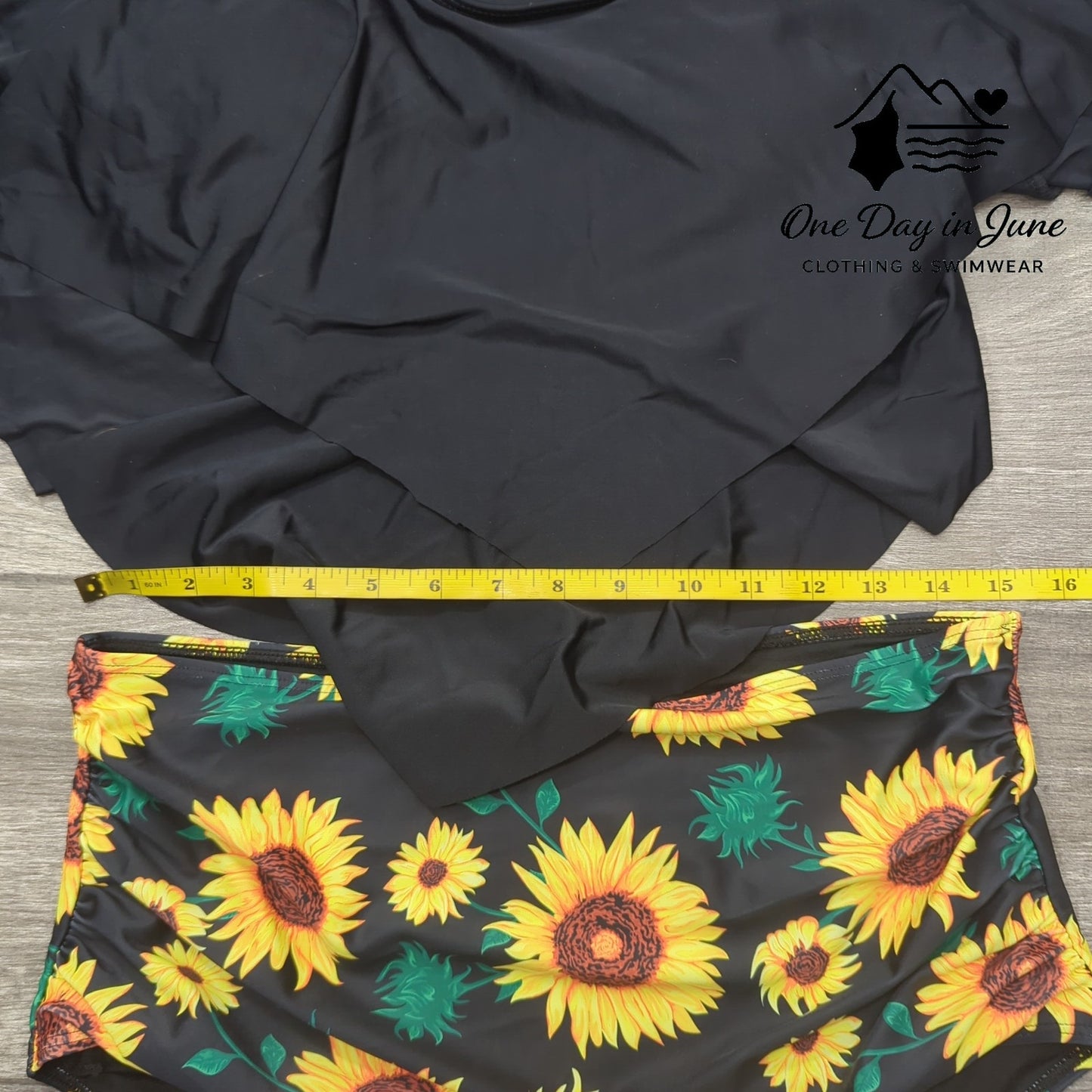 Charmleaks Flounce High Waist Tummy Conrtol Bikini Swimsuit Size XL