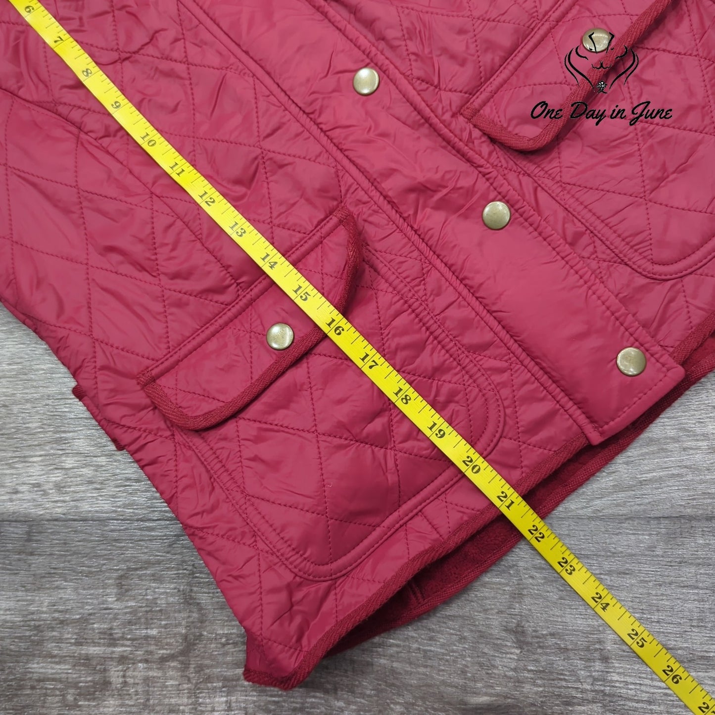 Talbots Petites Quilted Zip Front Vest Size SP