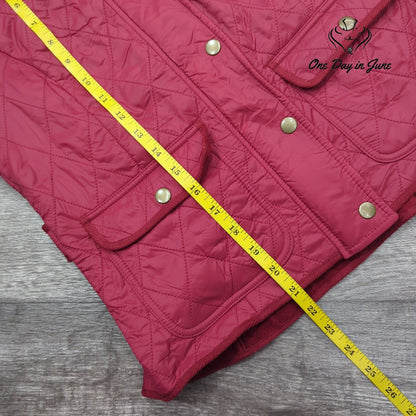 Talbots Petites Quilted Zip Front Vest Size SP