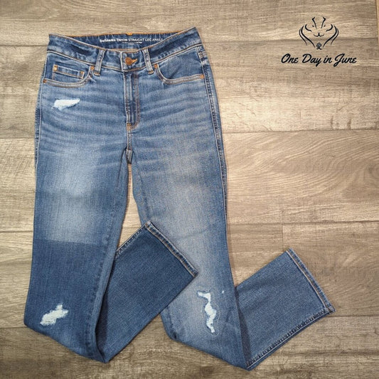 Chico's DefineMe Denim Straight Leg Ankle Jeans Size Chico's 0T (4T)