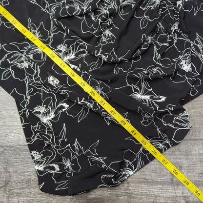Tahari Sleeveless Cross Front Blouse Size 2X