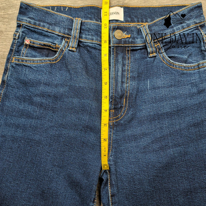 Hudson Rosalie High Rise Wide Leg Ankle Jeans Size 0 (25)