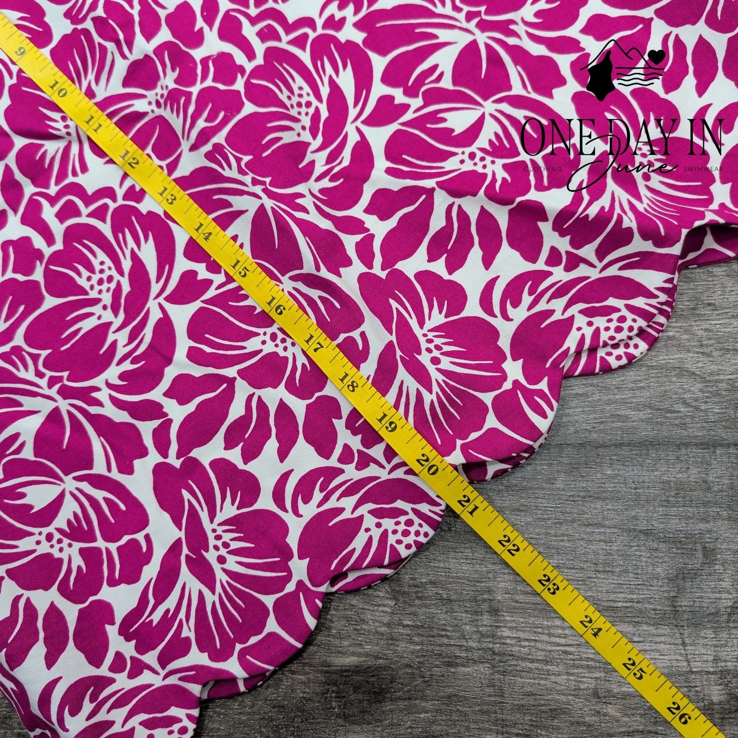 Talbots Scallop Edge Floral Skirt Size 4