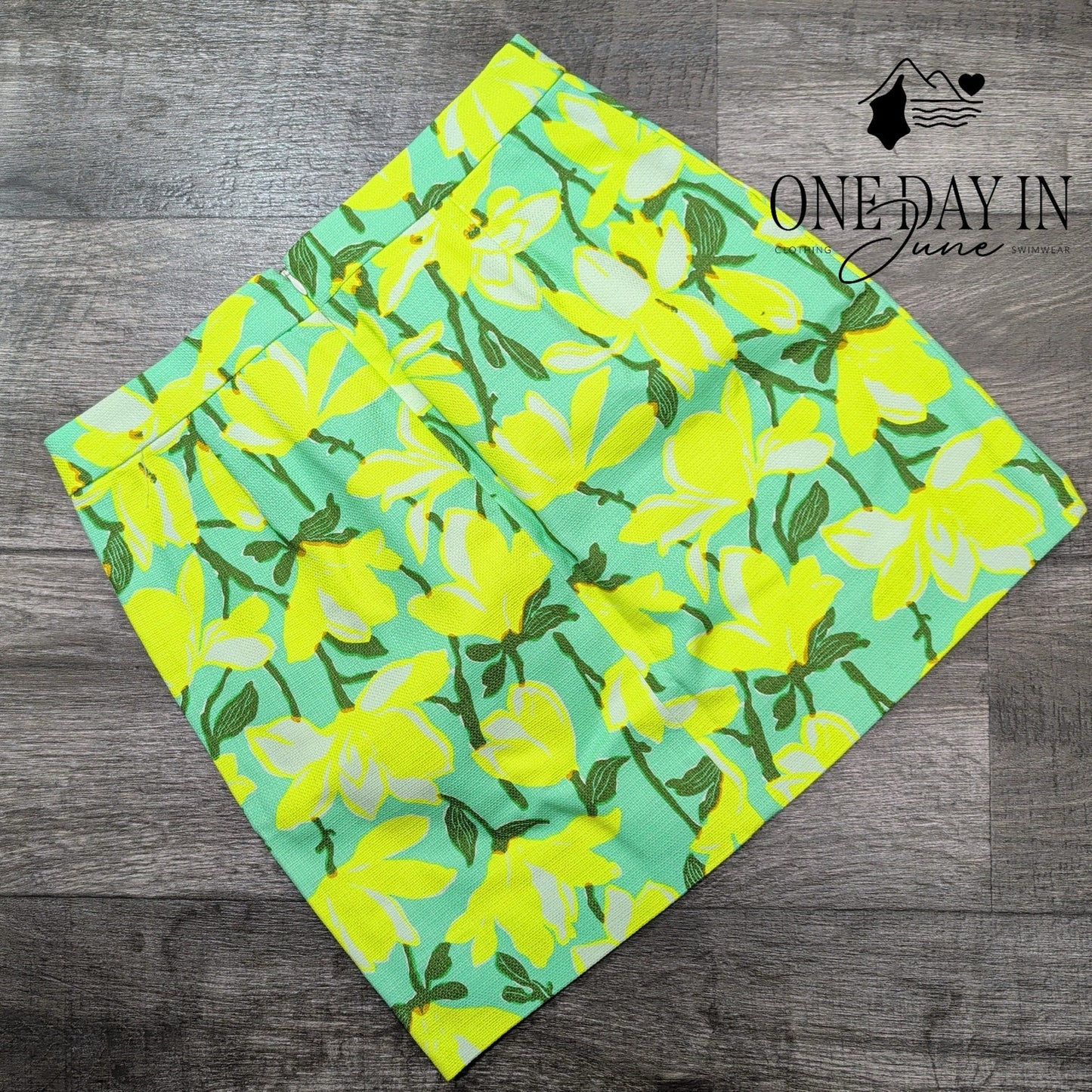 J.Crew Floral Mini Skirt Size 4