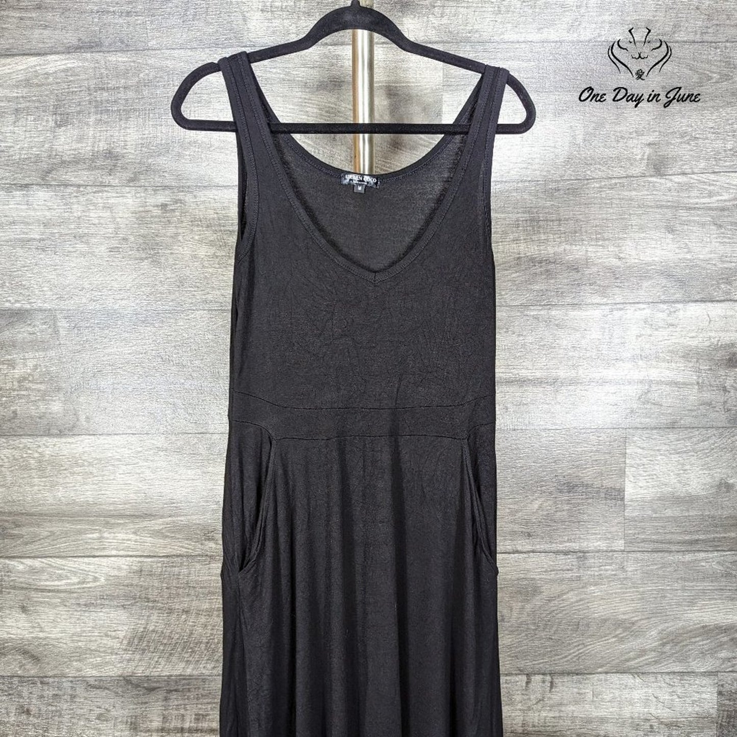 Urban Coco Sleeveless Shirt Pocketed Dress Size M