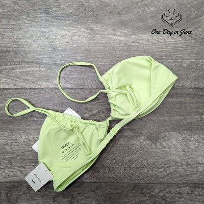 RVCA Solid Trilette Bikini Top Size M
