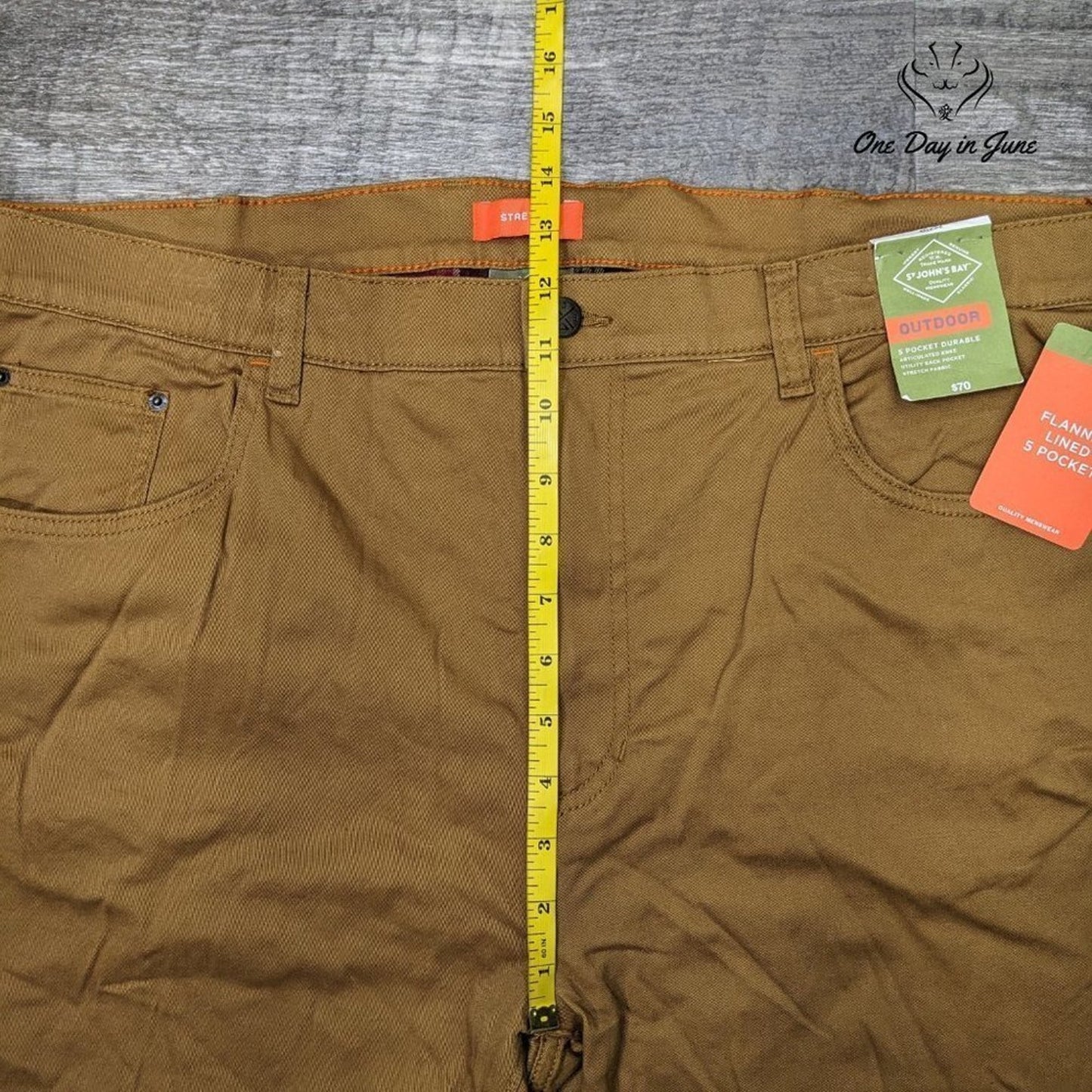 St. John's Bay Articulated Knee 5 Pocket Outdoor Pants Size 40X32