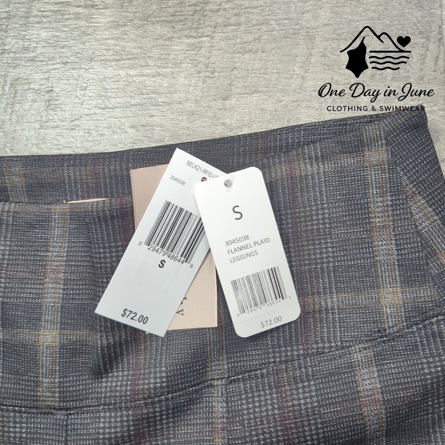 philosophy Flannel Plaid Leggings Pants Size S