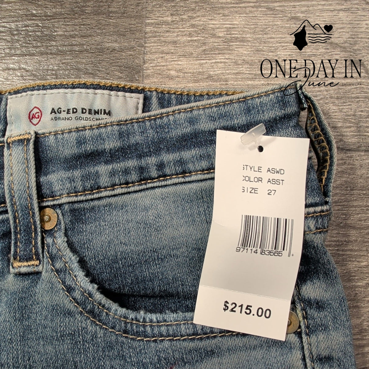 AG Adriano Goldschmied The Sophia High Rise Skinny Jeans Blue NWT Size 4