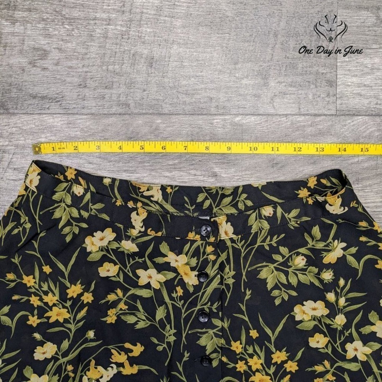 Jones New York Floral Maxi Skirt Size 14