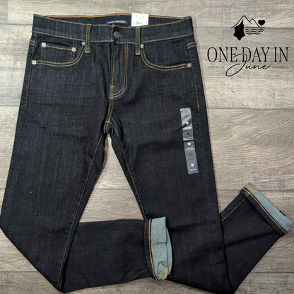 Lucky Brand 110 Slim Jeans Dark Wash Coolmax Stretch Denim NWT Size 8 (29)
