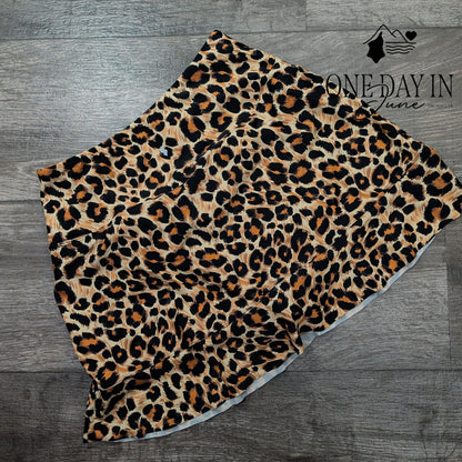 Soothfeel Leopard Workout Skort Size XS
