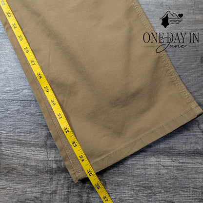 Ariat Rebar Perfect Rise Straight Leg Work Pants Field Khaki NWT Size 33 (16)