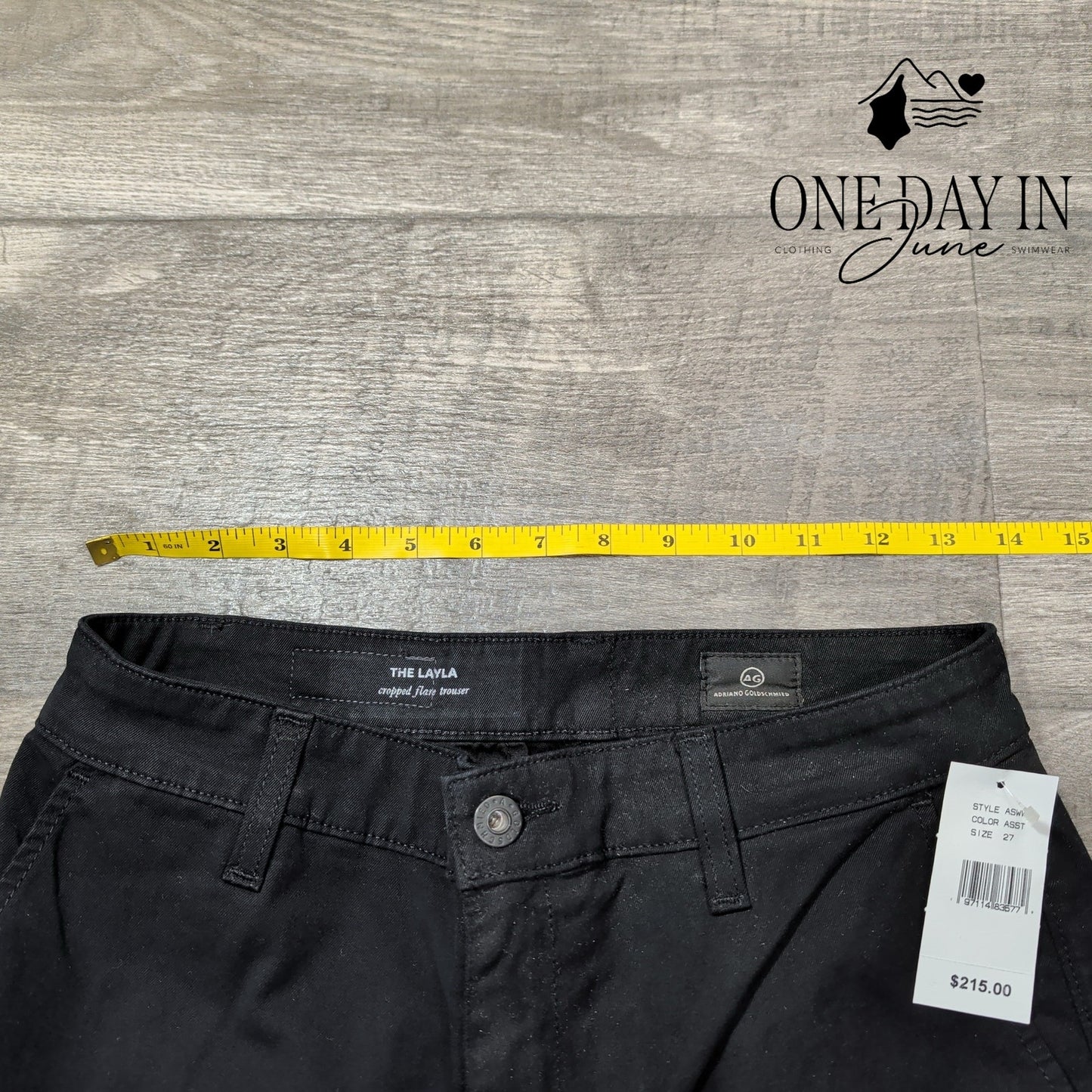 AG Adriano Goldschmied The Layla Cropped Flare Trouser Jeans Size 4 (27)