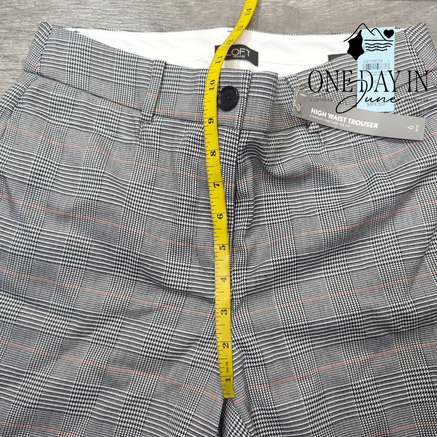 Loft Petite High Waist Trouser Pants Size 6P