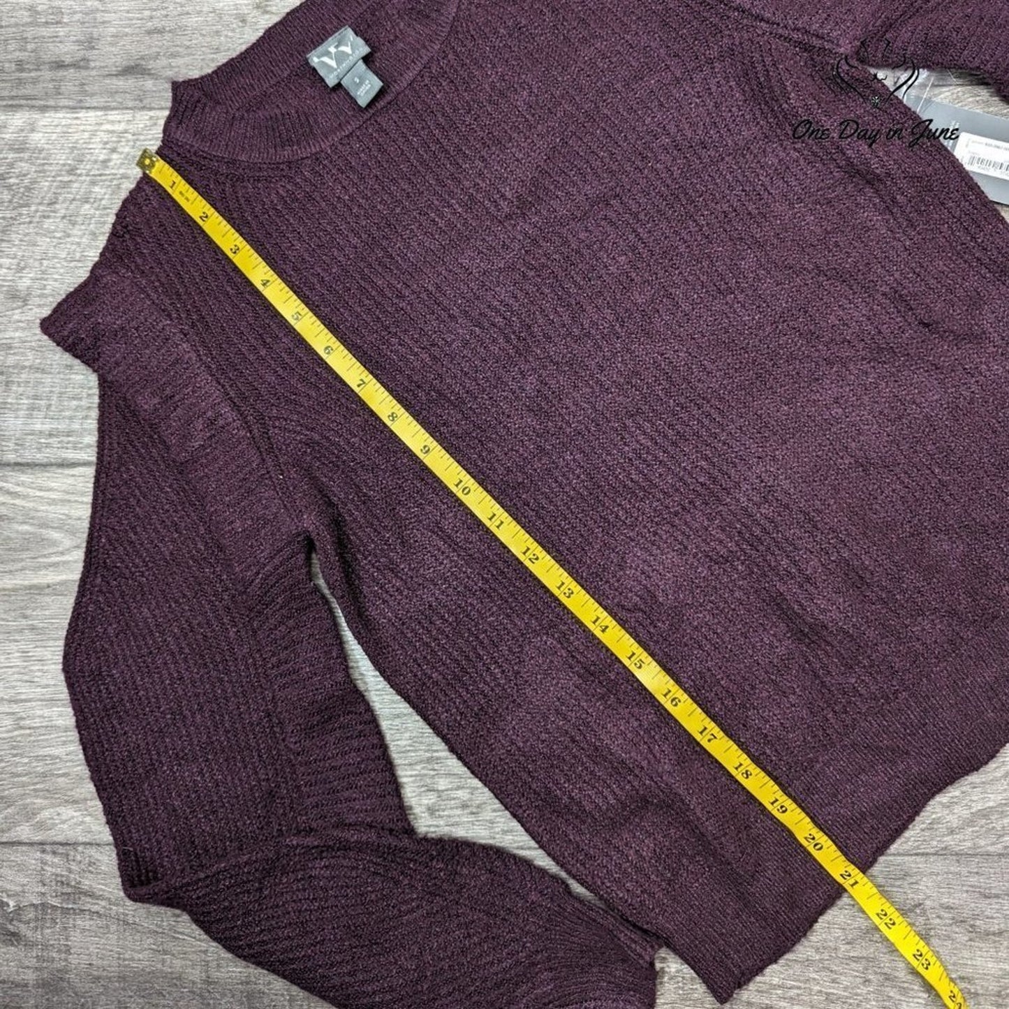 Worthington Long Sleeve Knit Sweater Size S