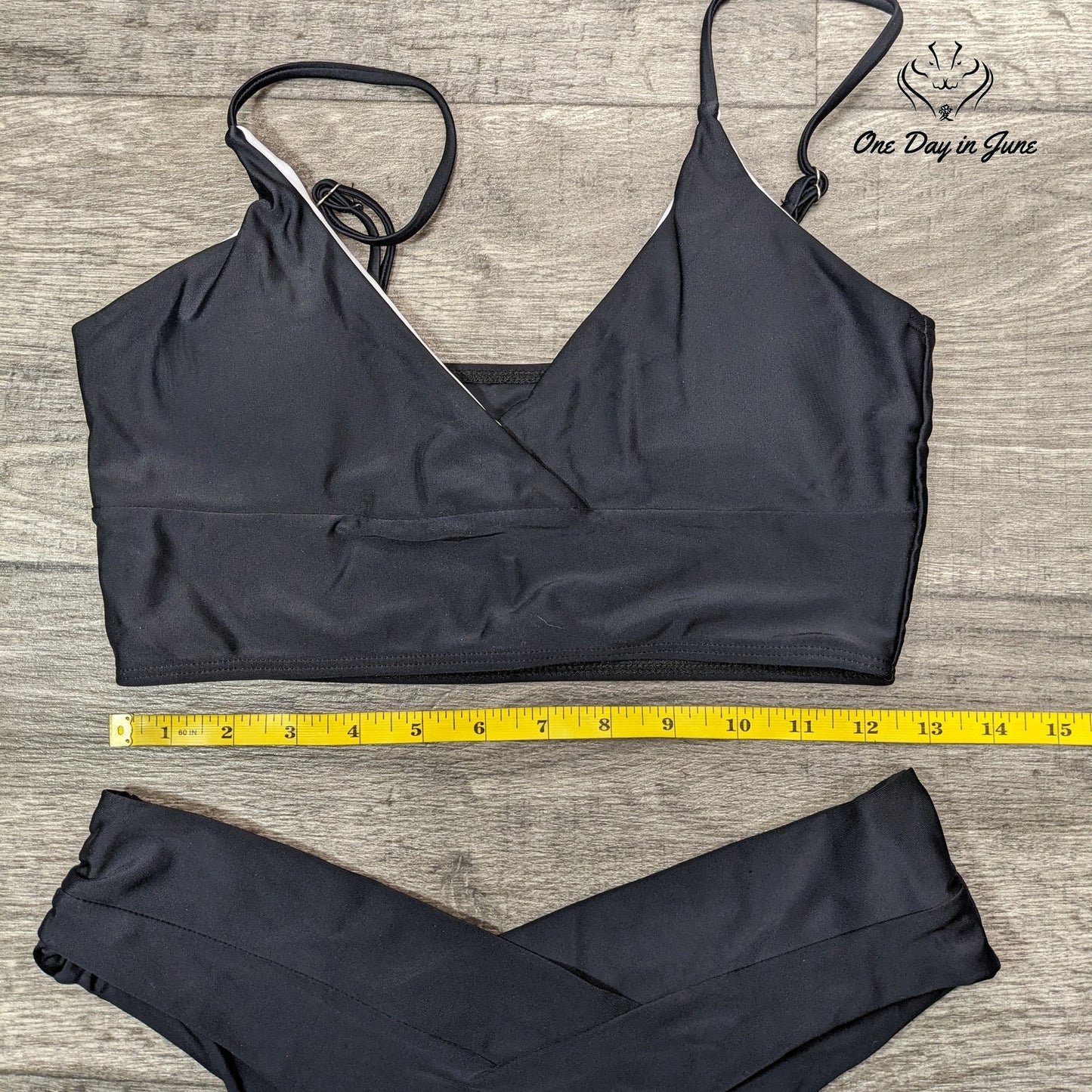 ODIJ Cross Front Bikini Swimsuit Size M