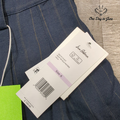 Sam Edelman Ella Pinstriped Pants Size 6