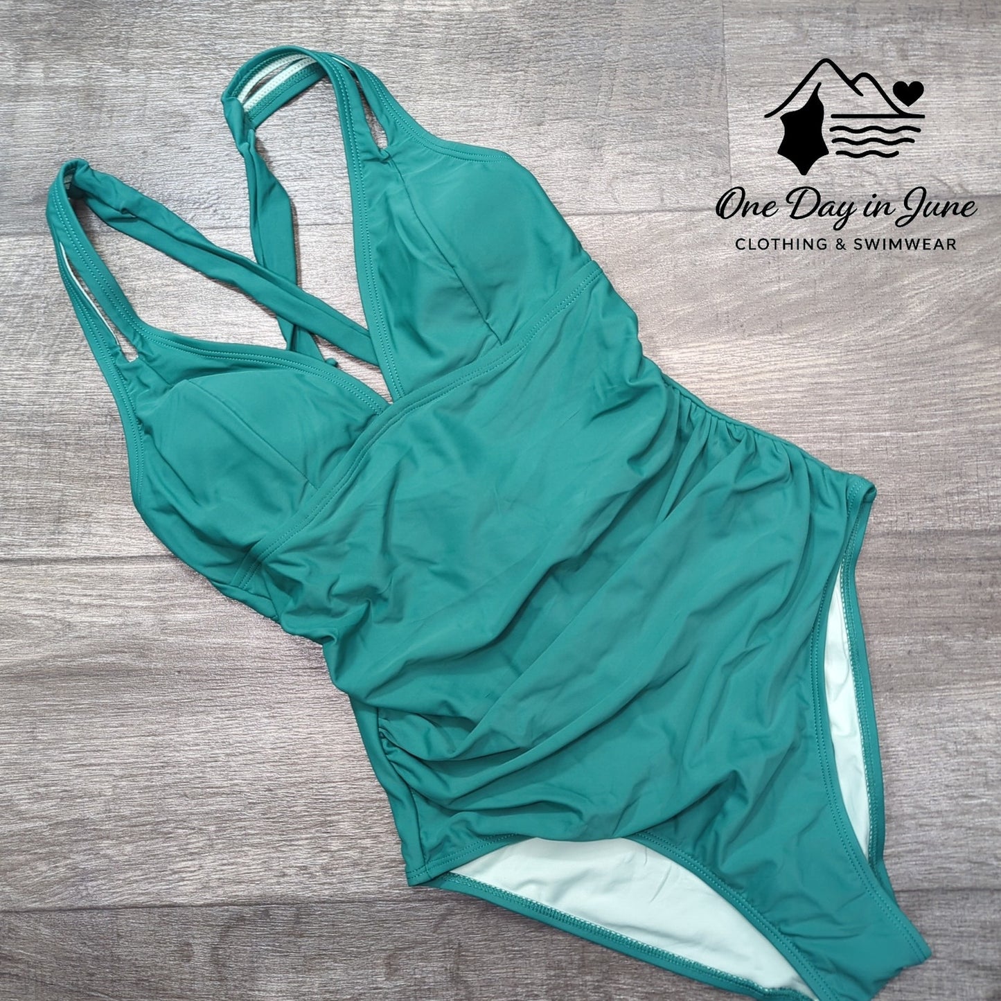 Cupshe Tie Back One Piece Swimsuit Size S