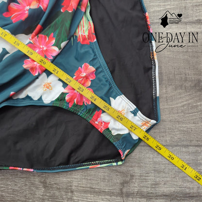 B2Prity High Neck Tummy Control one Piece Swimsuit Size XL
