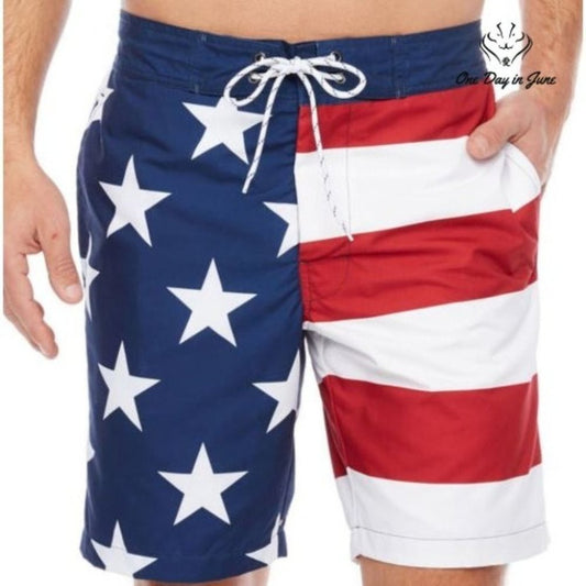 St. John's Bay Micro Fiber 10" E-Board Shorts Size S