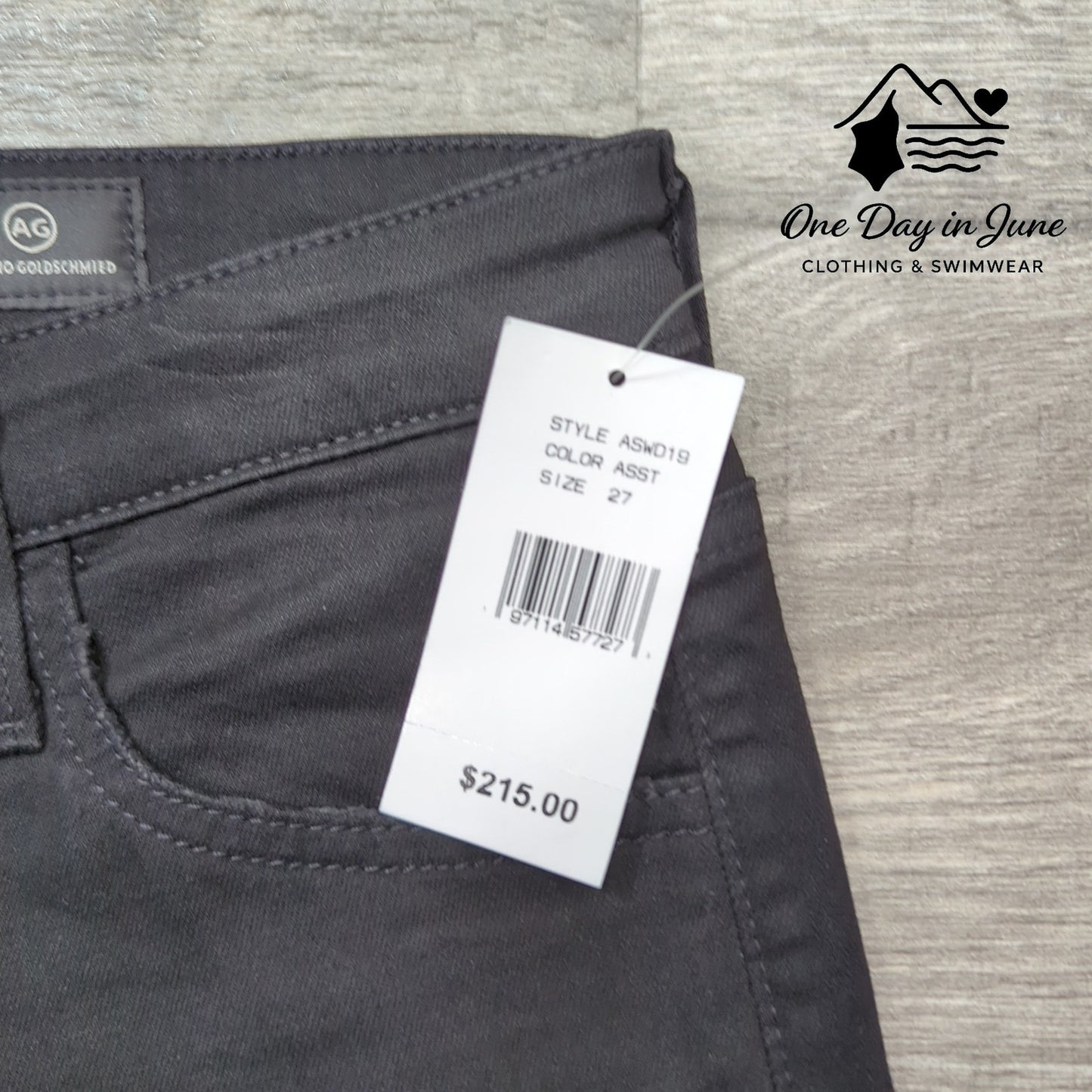 AG Adriano Goldschmied The Farrah Skinny Ankle Jeans Size 27 (4)
