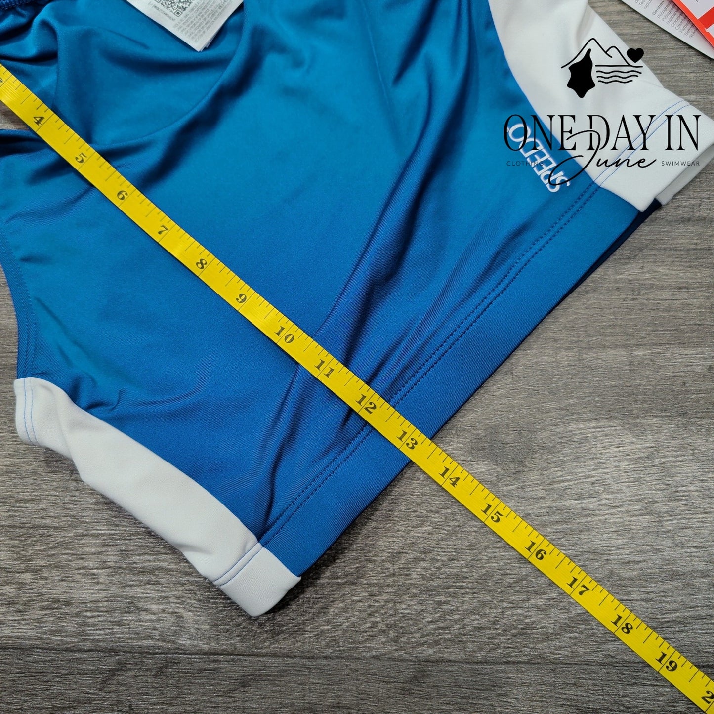 Speedo Turkish Sea Crop Top Size XS