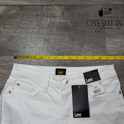 Lee Mid Rise Crop Jeans Size 4