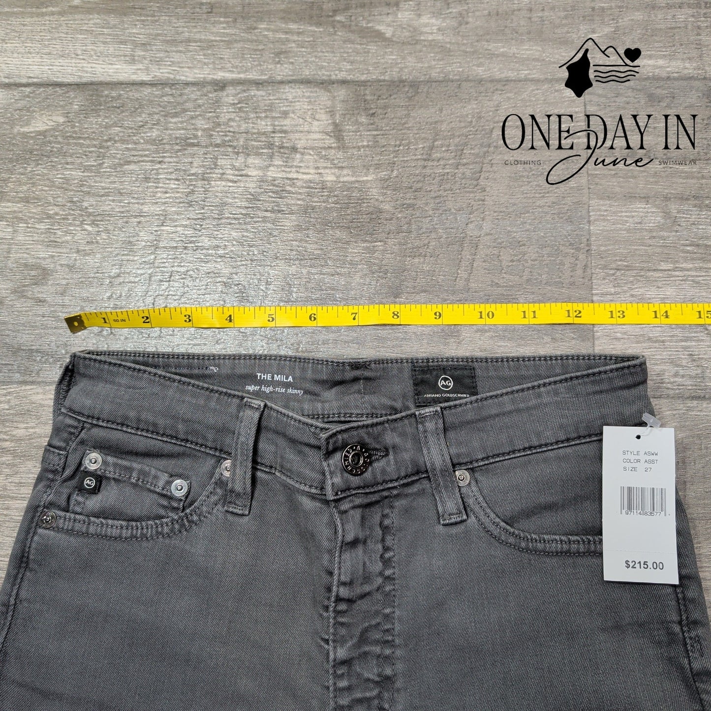 AG Adriano Goldschmied Mila Jeans High Rise Skinny Stretch NWT $215 Size 4 (27)