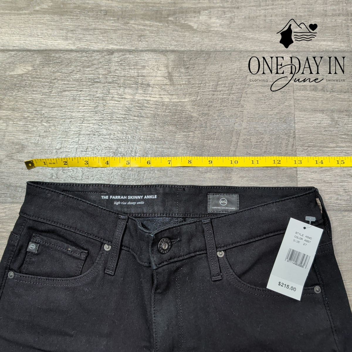 AG Adriano Goldschmied The Farrah Skinny Ankle Jean High Rise Stretch NWT Size 4