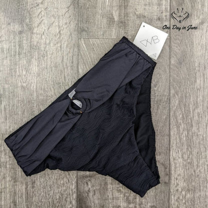 Vicious Young Babes High Wait Bow Tie Bikini Bottom Swimsuit Size M