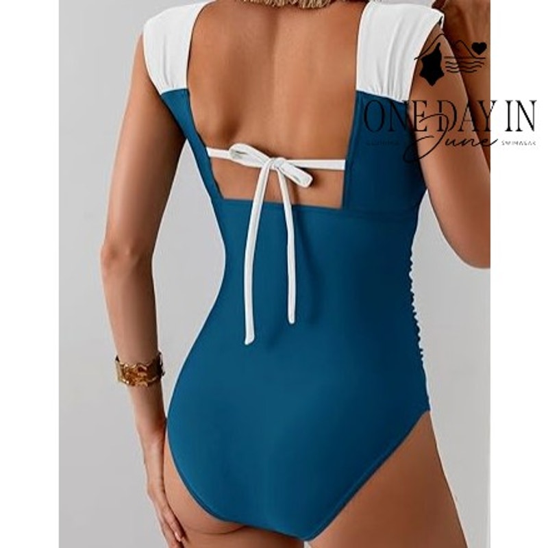 B2Prity White Strap Tummy Control One Piece Swimsuit Size XL