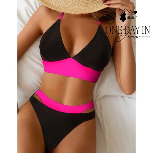 Charmo Halter Bikini Swimsuit Size M