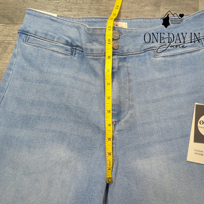 Odyn High Rise Wide Leg Jeans Light Wash NWT Size 6