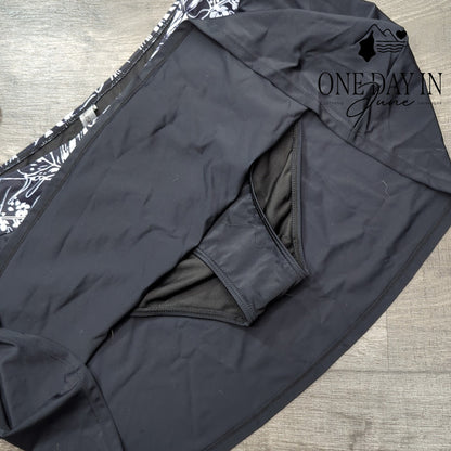 Talisea Cross Front Skirtini Swimsuit Size L