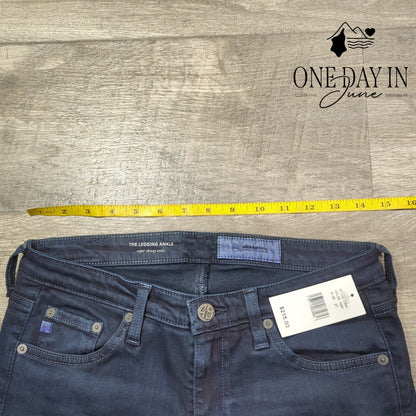 AG Adriano Goldschmied The Legging Ankle Super Skinny Jeans Blue NWT $215 Size 4