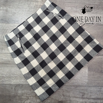 Talbots Petite Wool Lined Mini Skirt Size 8P