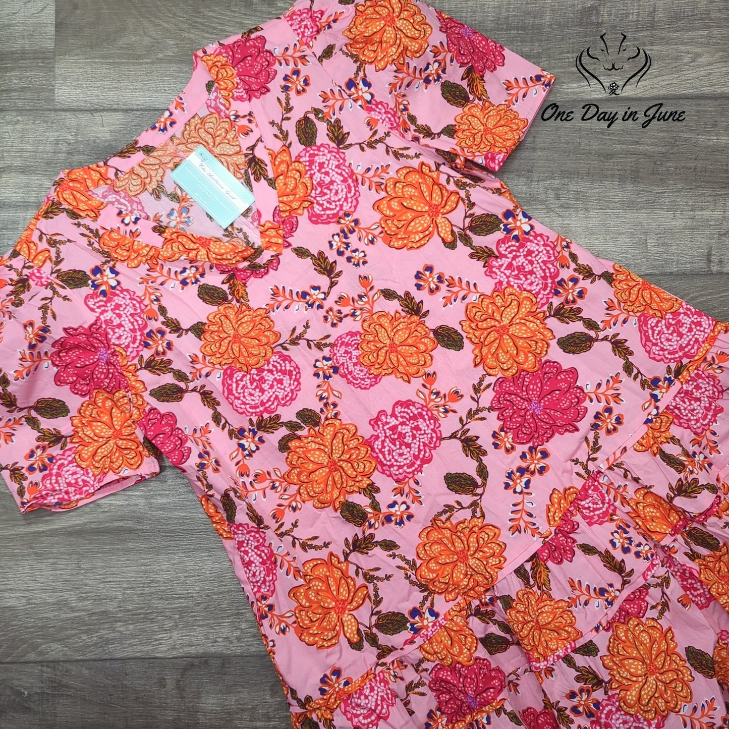 The Southern Goat Short Sleeve Shoulder Pad Mini Dress Size XL