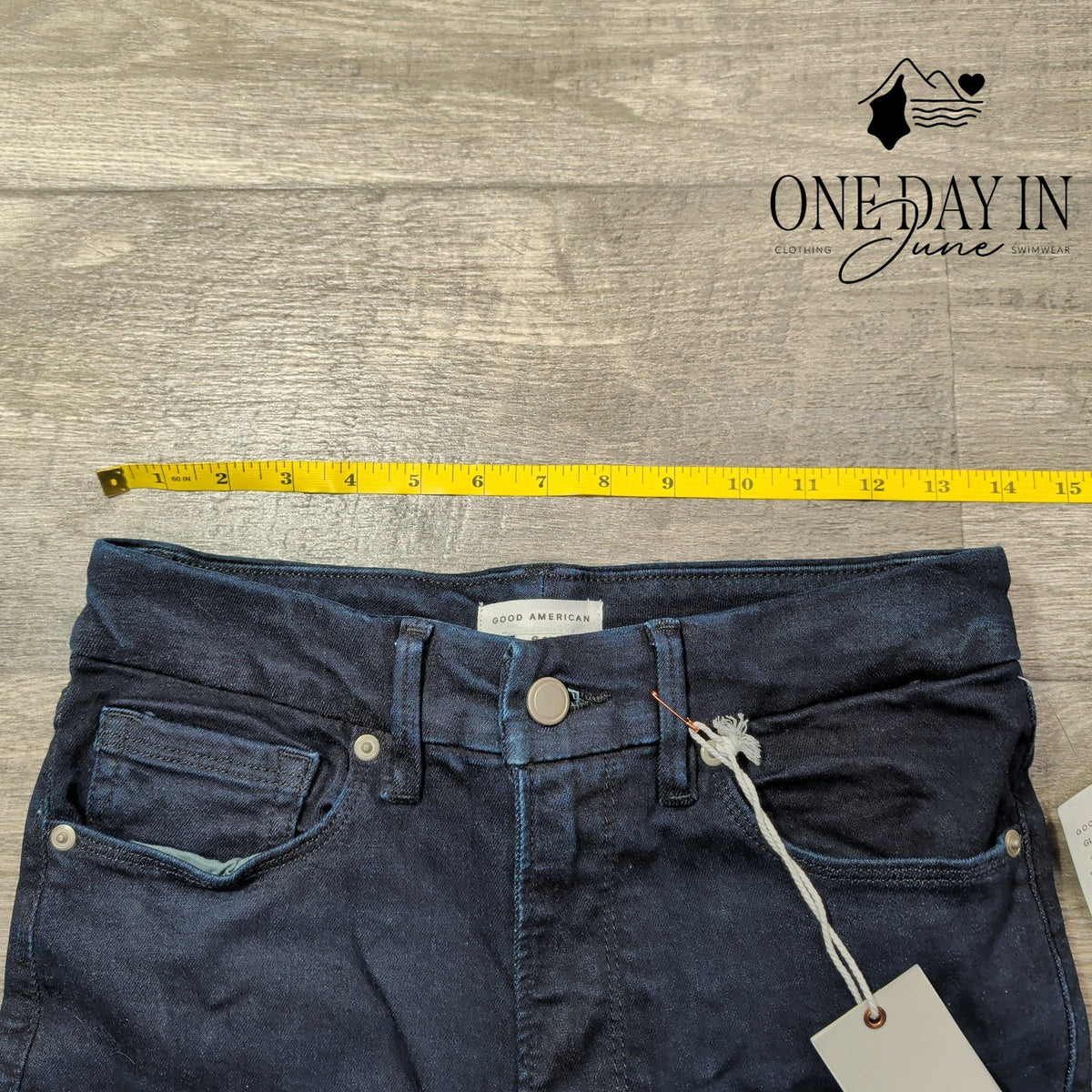 Good American Good Legs Skinny Jeans Dark Blue 29 Inseam NWT Size 6