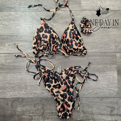Suuksess Adjustable Triangle Cheeky Bikini Swimsuit Size M