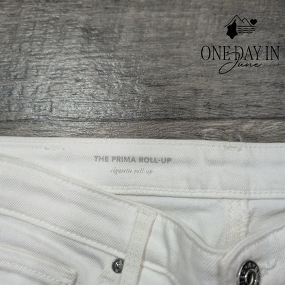 AG Adriano Goldschmied The Prima Roll-Up Cigarette Jeans Cropped NWT Size 4 (27)
