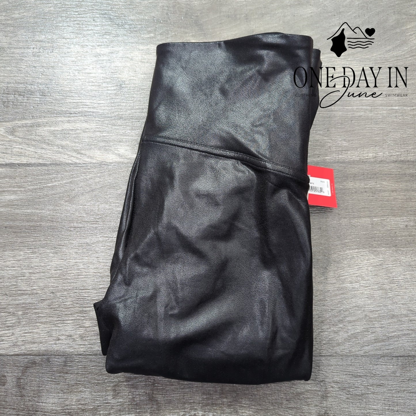 Spanx Faux Leather Legging Pants Size XL