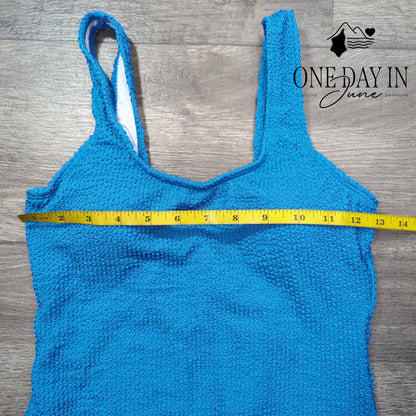 CharmLeaks Smocked One Piece Swimsuit Size S