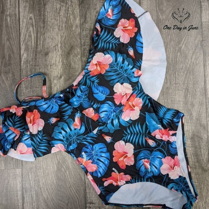 Tempt Me Vintage Off Shoulder One Piece Size M