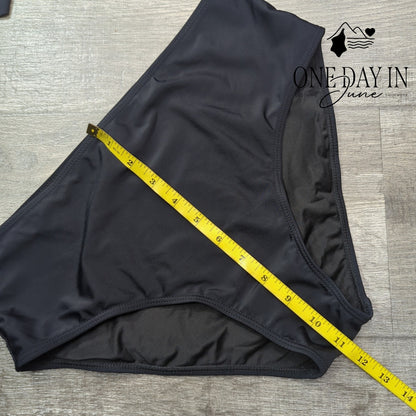 Yonique One Shoulder Tankini Swimsuit Size L