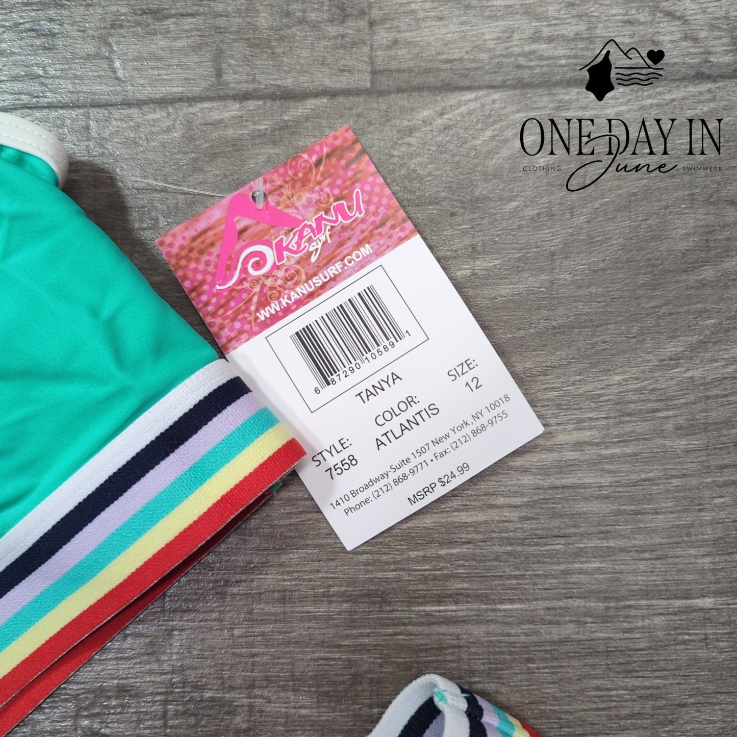 Kanu Surf Tanya Bikini Swimsuit Size 12