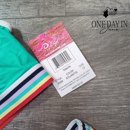 Kanu Surf Tanya Bikini Swimsuit Size 12