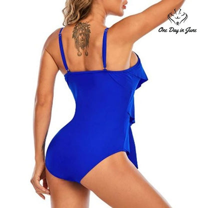 Zando Layered One Piece Swimsuit Size XXL