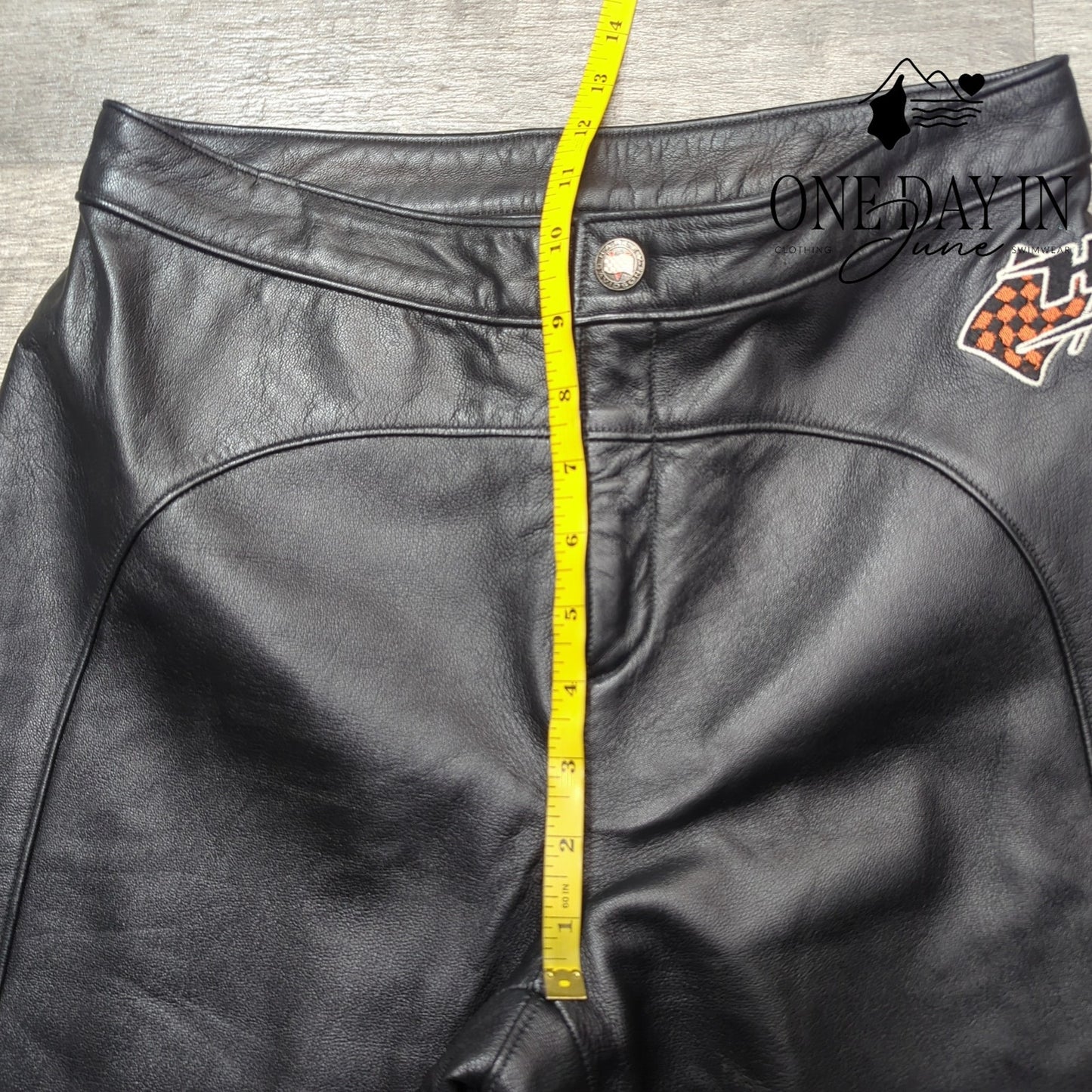 Harley Davidson Genuine Leather Riding Pants Size 6