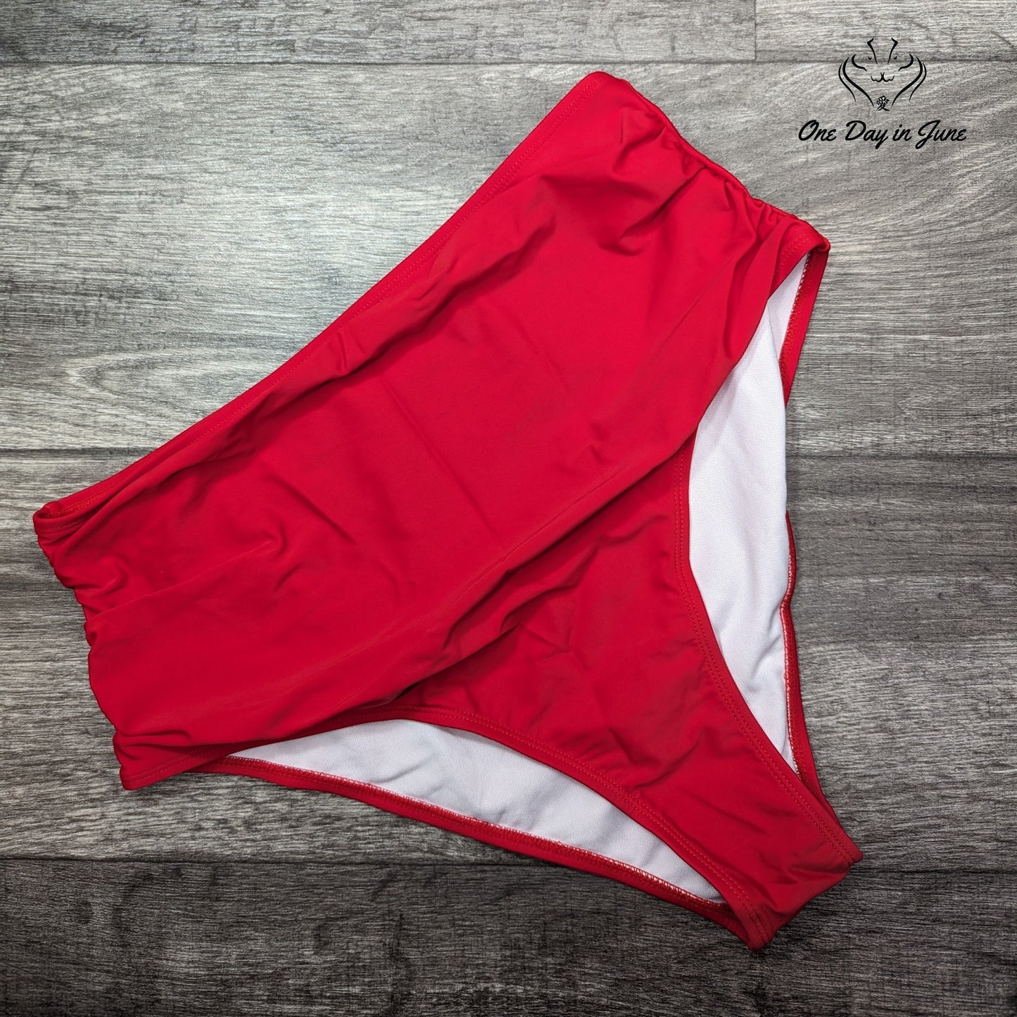 CharmLeaks High Waist Ruched Hip Bikini Bottom Size XL